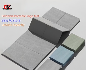 Tapete de Yoga CZFIT Ecológico de Material TPE, Grueso, Plegable, Antideslizante e Impermeable, Tapete de Ejercicio y Fitness, Ligero para Viajes - Product Image 1