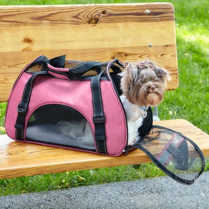 Sac de transport pour animaux de compagnie avec logo personnalisé, respirant, pour petits chiens et chats, sac fourre-tout pour les voyages, la promenade, approuvé par les compagnies aériennes - Product Image 2