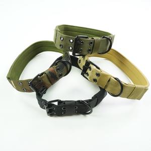 Premium Luxury Tactical <b>Dog</b> <b>Collar</b> Leash Set Adjustable Nylon Metal Buckle For Large <b>Dogs</b> Training Camping - Product Image 3