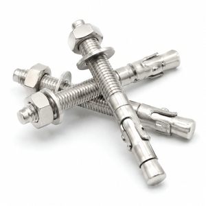 Bullone a Cuneo in Acciaio Inox per Ancoraggio in Calcestruzzo, Dispositivo di Fissaggio a Espansione per Lavori di Ancoraggio su Muri di Fondazione e Costruzioni a Terra - Product Image 3