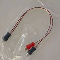 Adaptateur RCA en Y 1 vers 2, câble répartiteur audio pour voiture à paire torsadée, 2 RCA femelles vers 1 RCA mâle