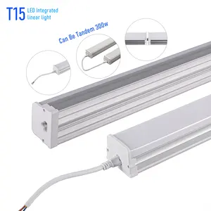 Modern Light Fixtures 1200 600 1500mm Connection Linkable Aluminum Profiles Led Linear Light