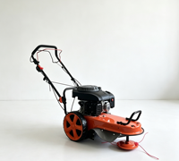 Débroussailleuse industrielle 4 temps à essence haute puissance, autotractée, poussée à la main, coupe-herbe 3800W avec fil nylon
