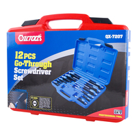 Coffret d'outils multifonctionnel magnétique à cliquet Qixin (12 pièces) avec tournevis EVA, personnalisable en usine en Chine