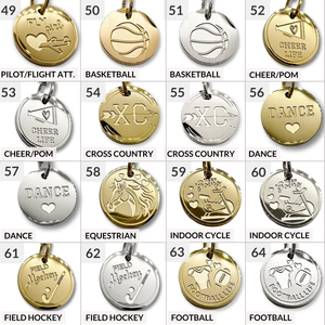 Collier personnalisé Jietao avec pendentif en forme de disque, plaqué <span class=keywords><strong>or</strong></span> 18 carats, en acier inoxydable, gravé sur mesure, résistant au ternissement, étanche - Product Image 4