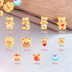 Paquete de 30 Piezas de Adornos de Uñas con Diseño de Ositos de Peluche de Diferentes Tamaños, Accesorios de Manicura Kawaii, Decoración de Uñas al por Mayor - Product Image 4