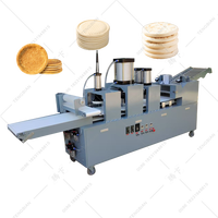 Machine à pain automatique multifonction pour Arepas, Gua Bao, pains feuille de lotus, shawarma et pain pita, construction en alliage d'aluminium SUS304, grande capacité