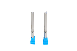 Fresa de carburo sólido de 2 filos con vástago de 8 mm para mecanizado de aluminio, cobre y metales no ferrosos - Product Image 4