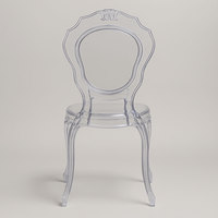 Clair Belle Ghost Chaise Transparent Polycarbonate Résine À Manger Chaise pour Événement De Mariage Banquet Partie Sièges En Gros
