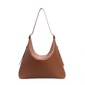 Bolso Tote de Cuero Genuino Tejido, Estilo Bohemio Vintage de Lujo para Mujer, Tendencia 2026, Personalizable con su Logotipo - Product Image 2