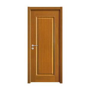 HS-MDK009-2 thương mại nội thất phòng tắm giá rẻ tùy chỉnh thanh lương trà gỗ vàng cửa ra vào bằng gỗ - Product Image 1