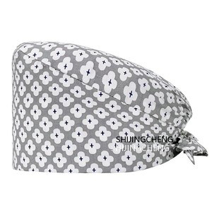 Gorro Médico Desechable No Tejido al por Mayor para Fabricantes, Gorro de Trabajo de Médico Estilo Antiguo con Botones - Product Image 2