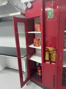 Gabinete de suministros de emergencia de alta gama para laboratorio, Isla de seguridad, Caja contra incendios, Gabinete contra incendios, Extintor de incendios, Ducha de emergencia - Product Image 3