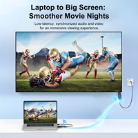 Kit d'extension HDMI sans fil 50M 1080P, émetteur et récepteur, convertisseur de mise en miroir audio-vidéo TV
