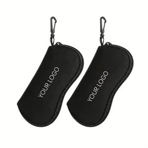 OEM Handmade Black Print Sunglasses Pouch Bag for School Graduation Gifts - Product Image 4
