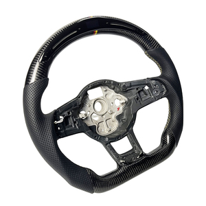 Volant sport en fibre de carbone de style racing pour Volkswagen <span class=keywords><strong>Golf</strong></span> 4 5 6 <span class=keywords><strong>7</strong></span> 8 GTI <span class=keywords><strong>R</strong></span> MK5 MK6 MK7 MK8 <span class=keywords><strong>2017</strong></span>, mise à niveau du modèle ancien au nouveau - Product Image 3
