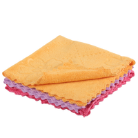 Chiffon de nettoyage en microfibre absorbant carré 30*30cm - Réutilisable et écologique 300GSM pour le lavage de voitures et l'utilisation en cuisine