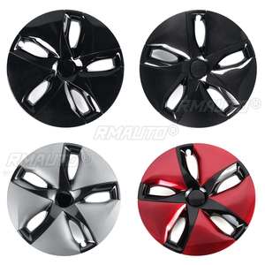 Enjoliveurs de roue de voiture de 18 pouces pour Tesla Model 3 Noir brillant, Rouge, Fibre de carbone, Gris - Product Image 2