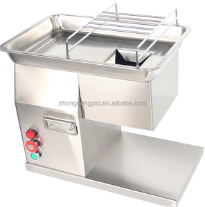 Machine à découper la viande électrique à lame / Coupe-viande professionnel en acier inoxydable pour cuisine, supermarché, agneau, bœuf, poulet - Product Image 1