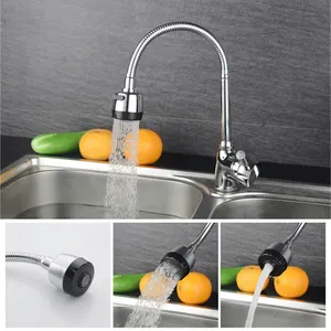 Classic Hot-Selling Zinc Alloy Kitchen Mixer Faucet Rotação Deck Montado 360 Graus Rotating Kitchen Sink Faucets