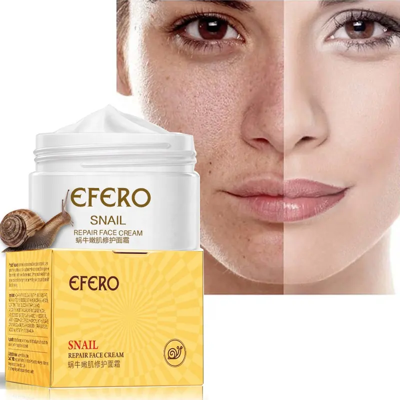 Großhandel Hautpflege Anti-Falten Anti-Aging Feuchtigkeit spendende Ernährung Reparatur Kollagen Efero Schnecke Gesichts creme