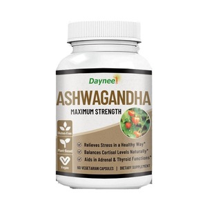 Capsules végétariennes d'Ashwagandha à force maximale, 60 unités, saveur menthe douce, flacon, soutien pour le soulagement du stress, le sommeil et l'équilibre du cortisol - Product Image 6
