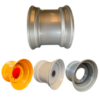 Disesuaikan pertanian Floatation Wheel Rim 16X22.5 roda traktor untuk 500/60-22.5 ban