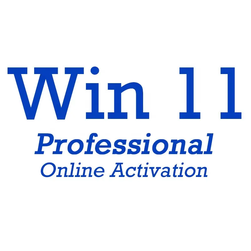 Original Win 11 Pro Code de clé numérique 100% Activation en ligne Win 11 Licence professionnelle Envoyer par Ali Chat