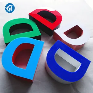 Алюминиевые рулоны для рулонного канала, объемный цветной знак, алюминиевая рулонная лента для письма