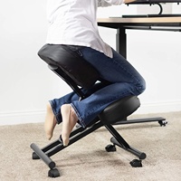 Chaises de bureau ergonomiques ajustables, coussins épais 2022, confortables, hydraulique, avec roulettes, pour bureau