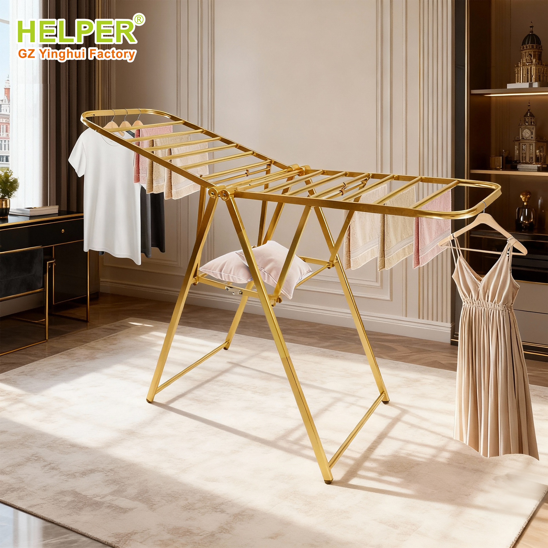 [Aluminum Alloy] Golden Color 1.3 Meters
