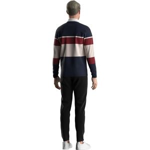 Polo à manches longues pour homme à séchage rapide, conçu pour un confort respirant et une qualité durable, polo de rugby - Product Image 5