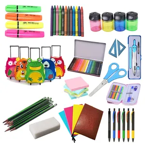 Customized Elementary Middle High School Supplies Random Set Fancy Boys Girls Kids Student Stationery Set