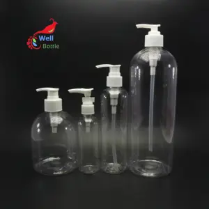 100ml 250ml 500ml 1000ml透明プラスチックペットスプレーポンプ化粧品ボトルPB-2B