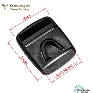 Plastic Side Release Buckles Webbing Bump Buckle Professional Eco-Friendly <b>Backpack</b> <b>Straps</b> Luggage Bag Accessories - Product Image 2