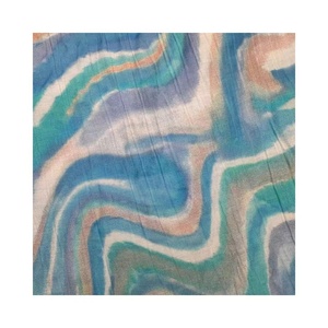 Conception personnalisée imprimé numérique Peach Blossom crêpe tissé tissu coloré 140GSM léger 100% polyester pour robe - Product Image 2