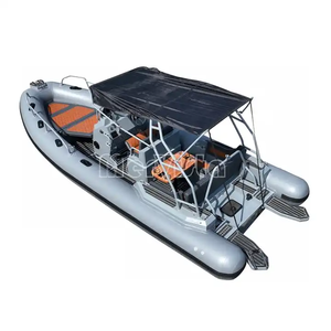 <span class=keywords><strong>Bateau</strong></span> en aluminium de 22 pieds, coque <span class=keywords><strong>semi</strong></span>-<span class=keywords><strong>rigide</strong></span> en Hypalon, <span class=keywords><strong>bateau</strong></span> de luxe, <span class=keywords><strong>bateau</strong></span> à rames avec moteur hors-bord Yamaha - Product Image 5