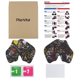PlayVital - Almohadillas de Goma Suave con Textura Profesional Antideslizantes y Absorbentes de Sudor para el Control de PS5, Ideales para Fiestas - Product Image 2