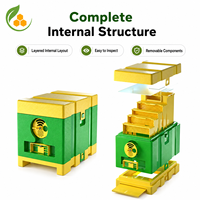 Nouvelle boîte de reproduction légère en plastique pour reine d'abeilles, outil d'apiculture pour ferme apicole, fournie directement par l'usine
