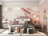 Papier peint sur mesure, revêtement mural, décoration intérieure, revêtement mural pour chambre d'enfant, carte de vaisseau spatial, bus, voiture, toile, papier peint en soie, art mural