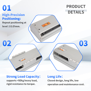 Actuador deslizante de bloque 1500Mm pequeño Cnc movimiento 600Mm 3 ejes etapa Hgr20 Hgh20 Módulo lineal de riel de guía - Product Image 5