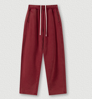 Ensemble streetwear unisexe : sweat à capuche oversize court en molleton délavé et pantalon de survêtement droit – Vêtements de travail