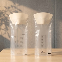 Sac de collecte jetable transparent de 22 oz, très vendu, avec protection des mains, pour liquides (estompage à chaud), usage urinaire et vomi, sac de commodité