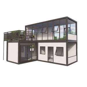Casa Contenedor Desmontable de Diseño Moderno Rectangular para Uso en Exteriores, Grosor Estándar - Product Image 4