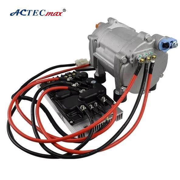 ACTECmax 600w 1800W Air Condition Electric Split Compressor POE68 R134a 12 Volt Auto AC Compressor for Electric Car AC.100.3851