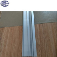 Bon prix cadre de porte en aluminium double vitrage fenêtres en aluminium profil en aluminium à fente en T