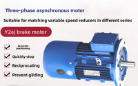 Moteur asynchrone triphasé frein de freinage électromagnétique moteur à courant alternatif couple 450Nm 380V/50Hz IP54 CE machines industrielles