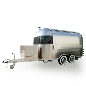 NEW Mobile Food Trailer Enclosed Concession <strong>Stand</strong> Trendy <strong>Bus</strong> Design - Product Image 1