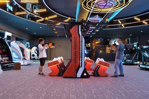 Simulador de Tiro VR Interactivo para 2 Personas con Temática de Zombis, Plataforma de Movimiento de PC de Fibra de Vidrio Resistente, 5 Juegos, Centro Comercial, Deportes - Product Image 2