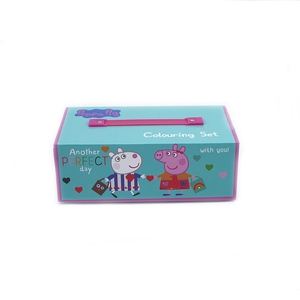 Set Artistico per Bambini in Scatola di Cartone a Prezzo Conveniente, con Pennarelli, <span class=keywords><strong>Matite</strong></span> Colorate <span class=keywords><strong>e</strong></span> <span class=keywords><strong>Pastelli</strong></span> - Product Image 4